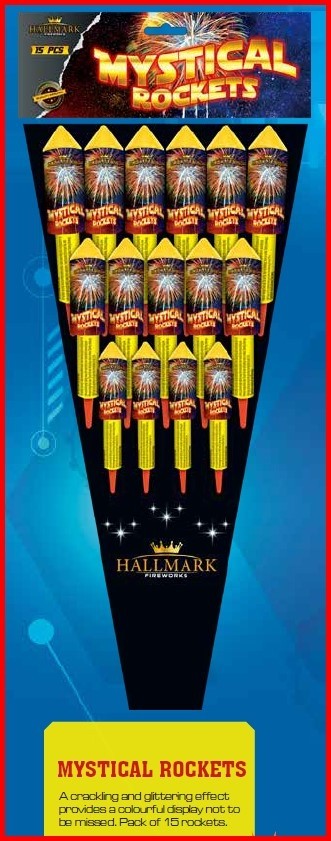 Mystical Rockets  not available for mail order only collection  save £20.00
