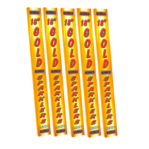 18 inch Gold Sparklers