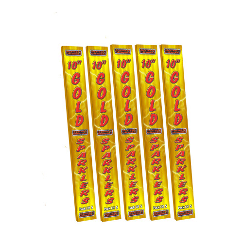 10 inch Gold Sparklers
